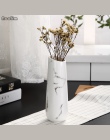 NOOLIM marmur kwiat wpleciony ceramiczny biały blat dekoracja domowa z wazonem moda nowoczesne wazony wystrój domu