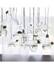 Adeeing wiszące przezroczyste szklana kula roślin terrarium sukulenty Moss miniaturowy ogród donice dekoracje do domu na prezent