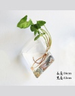 Moda Wall Hanging szklany wazon Fish Tank akwarium pojemnik kwiat wazon ogród akcesoria do dekoracji domu