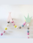 30 sztuk DIY wełna filcowe kulki 2 cm ręcznie robione dla dzieci dekoracja ścienna do pokoju wiszące przedszkole Pom Pom Garland