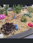10 sztuk/zestaw Mini grzyby miniatury sztuczny ogród bajki mech rzemiosło żywicy ozdoby stosy rzemiosła dla domu 2 cm