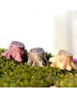 Nowe rzemiosło dekoracje miniaturowe wielokolorowy pień drzewa bajki Terrarium boże narodzenie Xmas Party ogród