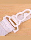 4 sztuk biały poślizg elastyczna opaska klips do mocowania na stałe narzuty pościel obrusy produkty gospodarstwa domowego Drop S