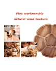 Nowe stałe naturalne drewniane żywności Taca Acacia tekstury kuchnia salon nakrętka przekąska cukierki zorganizowane Taca 33 cm/