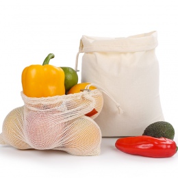 Wielokrotnego użytku ciąg owoców/warzyw/ryż/worek do chleba na zakupy spożywcze liny sznurek zamknięcie bawełna do przechowywani