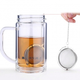 5 sztuk 5 cm zaparzacz ze stali nierdzewnej filtr siatki sitko filtr do herbaty łyżka blokowanie Spice zaparzaczka do herbaty z 
