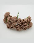 144 sztuk 2 cm MINI pianki róże dla domu ślub sztuczny kwiat Decora Scrapbooking diy wieniec pudełko tanie sztuczne kwiaty bukie