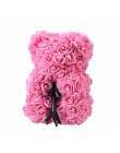 2019 gorąca sprzedaż 25 cm mydło pianki niedźwiedź róż Teddi niedźwiedź kwiat róży sztuczne nowy rok prezenty dla kobiet walenty