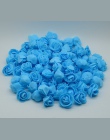 50 sztuk tanie PE mini sztuczne kwiaty dla domu dekoracje ślubne akcesoria fałszywy foma niedźwiedzie księga gości diy wieniec r