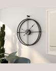 55 cm duży cichy zegar ścienny nowoczesny Design zegary na wystrój domu biuro europejski styl wiszące zegary ścienne zegary