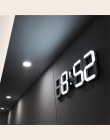 3D doprowadziły nowoczesny zegar ścienny cyfrowy budziki wyświetlacz strona główna kuchnia biuro biuro tabela noc zegar ścienny 