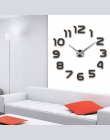 Nowy zegar zegarek zegary ścienne horloge 3d diy akrylowe naklejki na lusterka dekoracji domu salon igły kwarcowy darmowa wysyłk