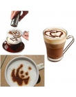 16 sztuk/zestaw kawy Latte Cappuccino kawy Art szablony szablon Strew kwiaty Pad Duster do kawy Decor narzędzia akcesoria