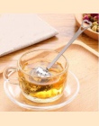Kształt serca ze stali nierdzewnej sitko do herbaty zaparzaczem łyżeczka łyżka 4*14 cm