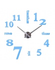 2019 gorąca sprzedaż home decoration 3d lustro zegary osobowość mody diy okrągły salon duży zegar ścienny zegarek darmowa wysyłk