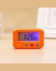 Mini cyfrowy podświetlenie LED wyświetlacz Alarm stołowy zegar drzemki kalendarz LED zmiana cyfrowy budzik biurko