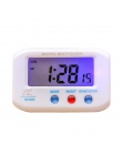 Mini cyfrowy podświetlenie LED wyświetlacz Alarm stołowy zegar drzemki kalendarz LED zmiana cyfrowy budzik biurko