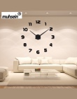 Muhsein nowy zegar zegarek zegar ścienny zegary ścienne DIY akrylowe lustro dekoracyjne salon igły kwarcowy darmowa wysyłka