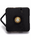Shellhard DIY Mechanizm zegara ruch klasyczny wiszące czarny zegarek kwarcowy zegar części do zegarów naprawa wymiana niezbędne 