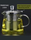 PINDEFANG 600 ~ 1500 ml ręcznie dmuchane odporność na ciepło-30 ~ 150 oC ze szkła borokrzemianowego szklany imbryk z ulepszoną z