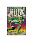 [WellCraft] bohater komiks Cartoon Metal znaki ścienne plakat Decor dla Bar Pub żelaza malowanie FG-230