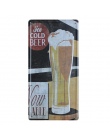 Lód zimny napój piwo wino Metal plakat plakietki emaliowane Cola prawo jazdy płyta dla Bar Pub klub Cafe pokój dekoracje ścienne