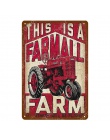 Vintage Home Decor maszyna do Farmall ciągniki rolnicze metalowe plakietki emaliowane Ford rolnictwa Wall Art malarstwo plakat B