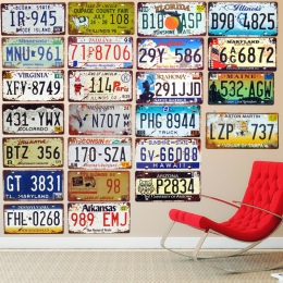 Colorado na florydzie w stylu Vintage samochodów garaż numer tablicy rejestracyjnej metalowe plakietki emaliowane sztuka malarst