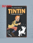 Tintin Cartoon plakietki emaliowane metalowa tablica ścienna Pub dla dzieci pokój Home Art Party wystrój w stylu Vintage żelazo 