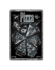 Gorący włoski Płyta do pizzy Retro nowy jork styl pyszne pizzy dekoracje ścienne Metal plakat do sklepu strona główna kuchnia Pi