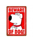 Uważaj na kot pies metalowe plakietki emaliowane ostrzeżenie pies stróżujący luźne tablica dekoracyjna Bar kuchnia domu sztuki r