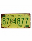 Stany zjednoczone Arizona motocykli samochodów metalowe ozdobne tablicy rejestracyjnej Vintage Home Decor plakietka emaliowana B