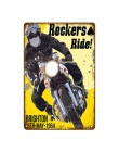 Klasyczne Route 66 Motorcylces plakat Pub Bar garażu dekoracji skuter plakietki emaliowane Retro w stylu Vintage metalowa płyta 