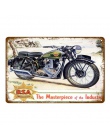 Klasyczne Route 66 Motorcylces plakat Pub Bar garażu dekoracji skuter plakietki emaliowane Retro w stylu Vintage metalowa płyta 