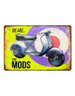 Klasyczne Route 66 Motorcylces plakat Pub Bar garażu dekoracji skuter plakietki emaliowane Retro w stylu Vintage metalowa płyta 