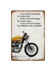 Klasyczne Route 66 Motorcylces plakat Pub Bar garażu dekoracji skuter plakietki emaliowane Retro w stylu Vintage metalowa płyta 