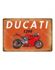Klasyczne Route 66 Motorcylces plakat Pub Bar garażu dekoracji skuter plakietki emaliowane Retro w stylu Vintage metalowa płyta 
