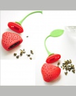 Silikonowa truskawka projekt herbata liściasta sitko zaparzacz do ziół narzędzi filtrujących