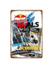 Ice Cold Soft Drink Red Bull Metal Tin Signs fajne napojów Redbull plakat Pub Bar Home Cafe Shop restauracji dekoracje ścienne