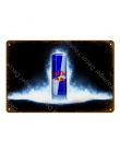 Ice Cold Soft Drink Red Bull Metal Tin Signs fajne napojów Redbull plakat Pub Bar Home Cafe Shop restauracji dekoracje ścienne