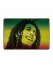 [Mike86] Bob Marley muzyka metalowa plakietka emaliowana wystrój pokoju ścienne w stylu Vintage rzemiosła dla domu Pub 20*30 CM 