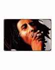 [Mike86] Bob Marley muzyka metalowa plakietka emaliowana wystrój pokoju ścienne w stylu Vintage rzemiosła dla domu Pub 20*30 CM 