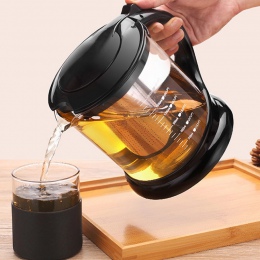 1800 ml duża szklana dzbanek do herbaty na herbata pu-erh party oolong z zaparzacz do herbaty ze stali nierdzewnej czajnik podgr
