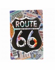 DL-matka drodze -- ROUTE 66 retro malarstwo nostalgiczne pamiątki metalowe rzemiosło dekoracji domu