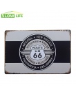 Stacja benzynowa Route 66 Vintage Home Decor plakietka emaliowana 8 "x 12" metalowy znak Bar/Pub dekoracje ścienne metalowe tabl