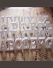 Wolnostojące drewno drewniane litery biały alfabet ślub urodziny strona główna dekoracje Dropshipping Sep7