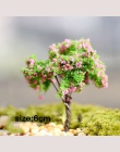 Z tworzywa sztucznego Mini symulacja drzewa wierzby Sakura miniatury Kawaii Microlandscape ustawienie do ogrodu 1 PC nowy ogród 