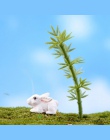 Z tworzywa sztucznego Mini symulacja drzewa wierzby Sakura miniatury Kawaii Microlandscape ustawienie do ogrodu 1 PC nowy ogród 