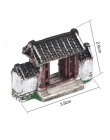 1 pc 15 styl Mini mały dom domki DIY zabawki rzemiosło rysunek mech Terrarium bajki ogród Ornament krajobraz wystrój domu wystró