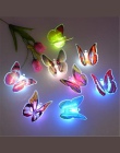Zmiana koloru ładny motyl LED noc światła pokoju w domu biurko ścienne wystrój domu prezent